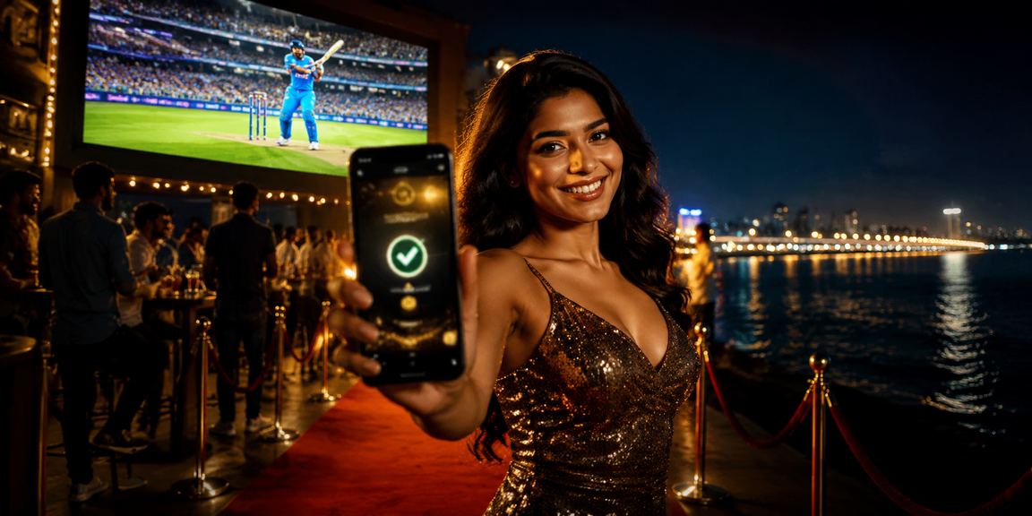 Indian players enjoying cricket betting on mobile devices
